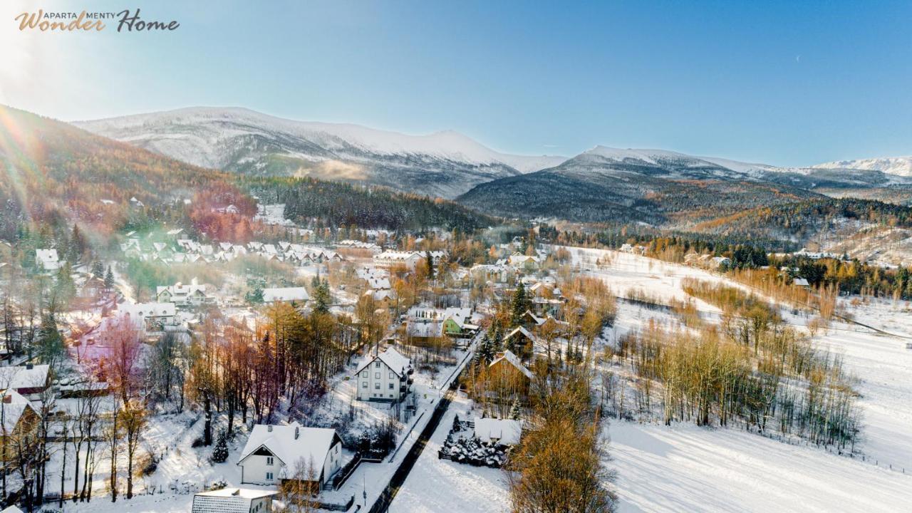 Wonder Home - Apartament Z Garazem, Ogrodkiem, Miejscem Na Grilla I Widokiem Na Karkonosze Karpacz Dış mekan fotoğraf